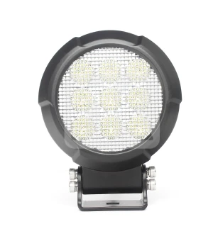 LED εργασίας ΝΚ-7882 στρογγυλό 40W με 9 LED από αλουμίνιο και Ευρωπαϊκή φίσα