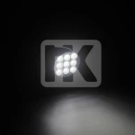 LED εργασίας ΝΚ-7882 στρογγυλό 40W με 9 LED από αλουμίνιο και Ευρωπαϊκή φίσα