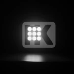 LED εργασίας ΝΚ-7882 στρογγυλό 40W με 9 LED από αλουμίνιο και Ευρωπαϊκή φίσα