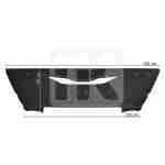 Upper grille MAN TGX euro6 81611506094
