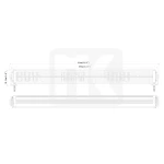Μπάρα με 108LED ΝΚ-3332 140W αλουμινίου