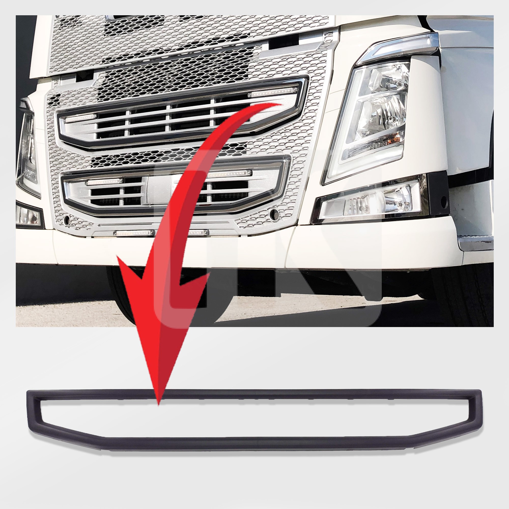 Πλαίσιο Γρίλιας Μάσκας Επάνω Volvo FH4 82180491