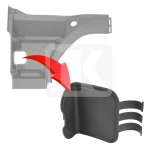 Πλαστικό κάλυμμα σκαλοπατιέρας Volvo 20529765