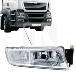 Προβολάκι (RH) MAN TGX/TGS, συνοδηγού 81251016522