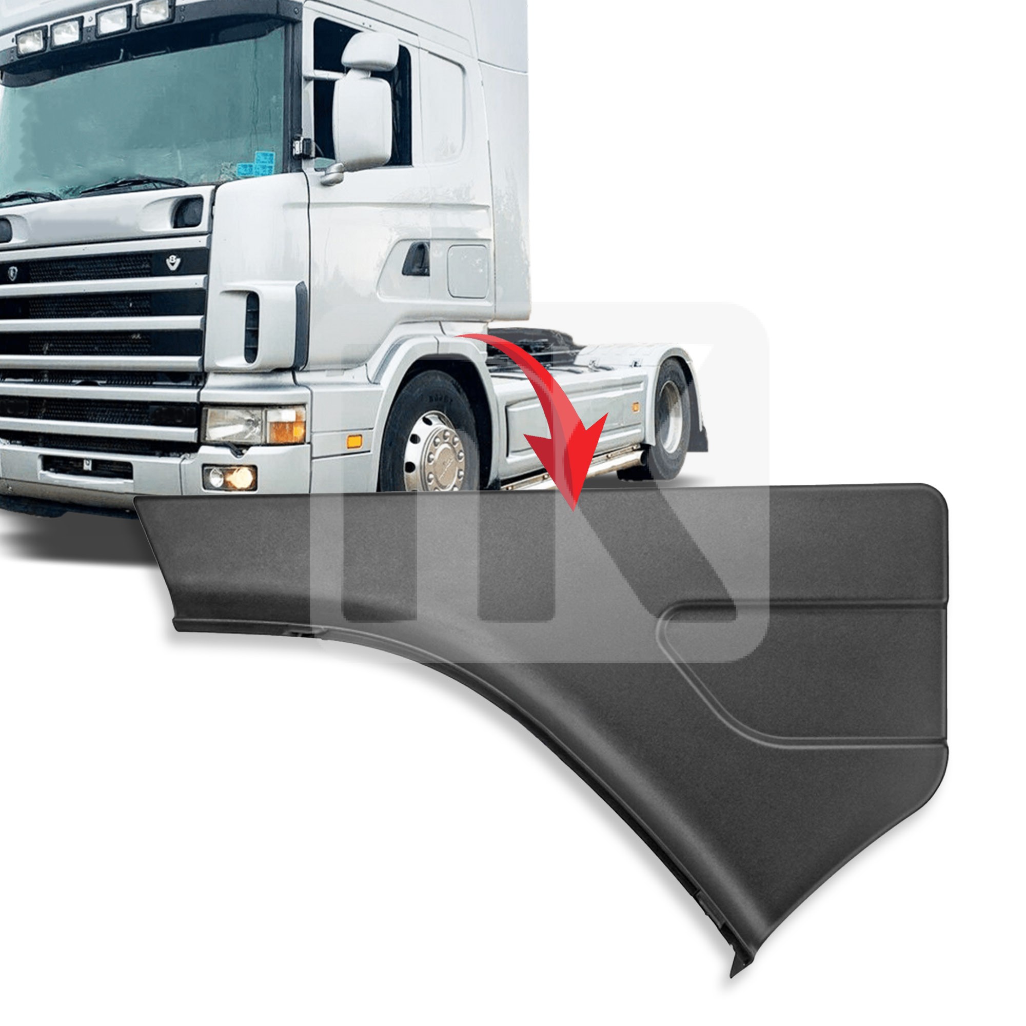 Προέκταση καμπίνας φαρδιά (LH) Scania 4 1364665