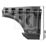 Door extension (LH) Actros MP4 9607200901