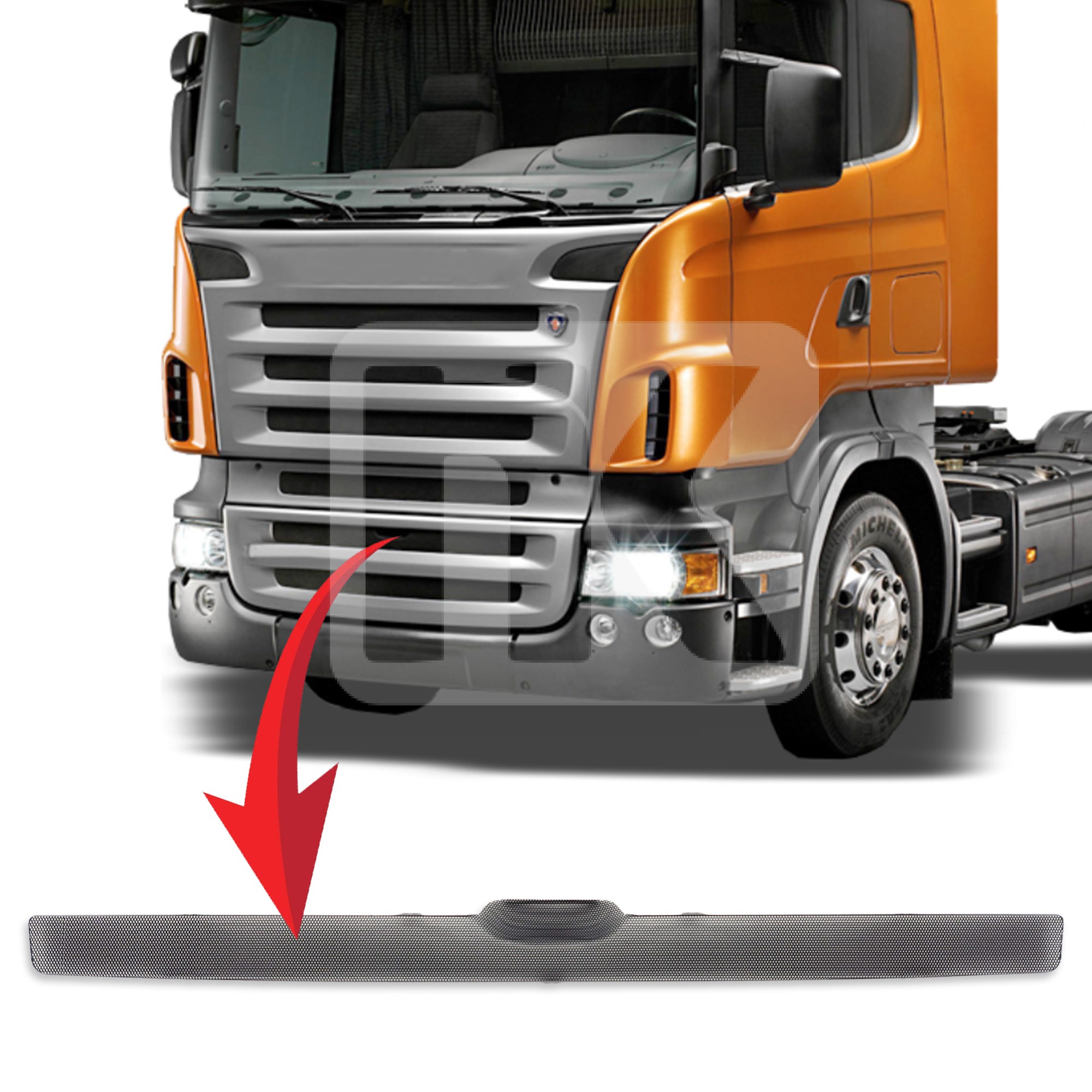 Σίτα κάτω μάσκας επάνω Scania 5 1459141