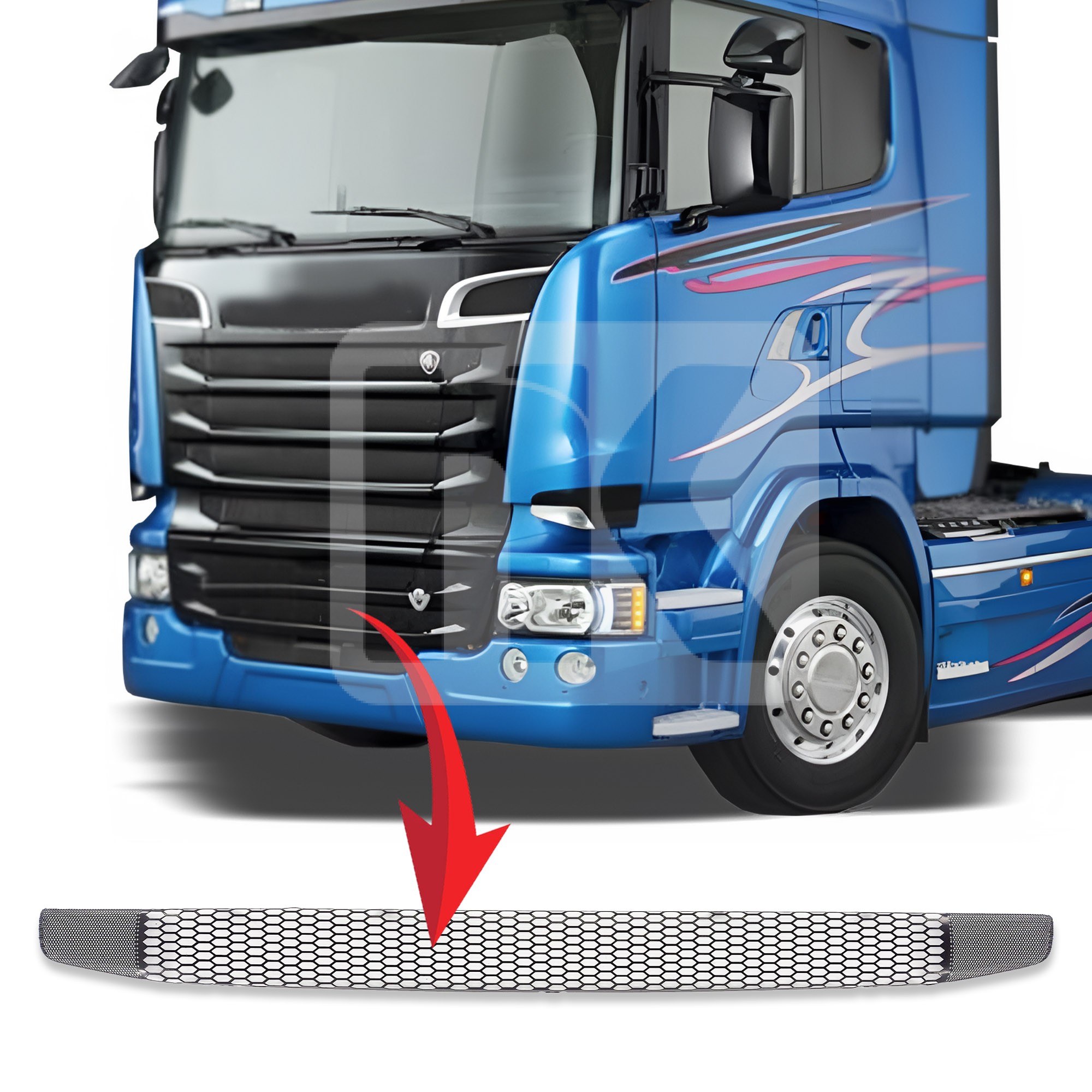 Σίτα κάτω μάσκας κάτω Scania Streamline 1930806