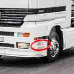 Aluminum upper step Mercedes Actros MP2/3 9416663528