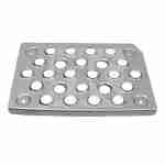 Aluminum step lower (LH) double step Mercedes Atego 9736661528