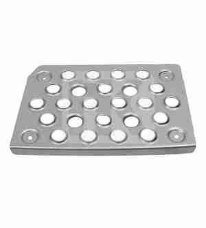Aluminum step lower (RH) double step Mecedes Atego 9736661628
