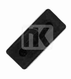 Τάκος κρούσεως 200x100mm από λάστιχο με δύο τρύπες