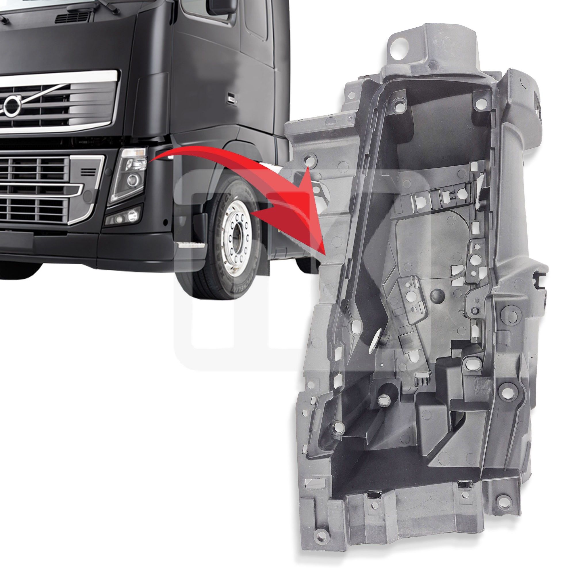 Θόλος φαναριού (LH) Volvo FH3 82209788