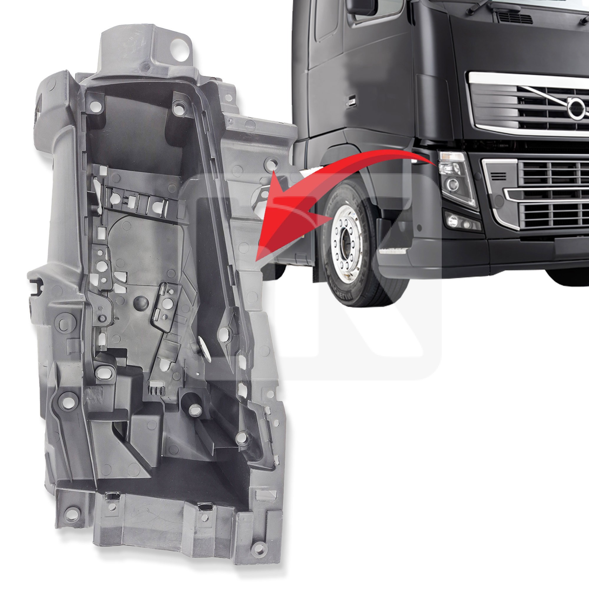 Θόλος φαναριού (RH) Volvo FH3 82209849