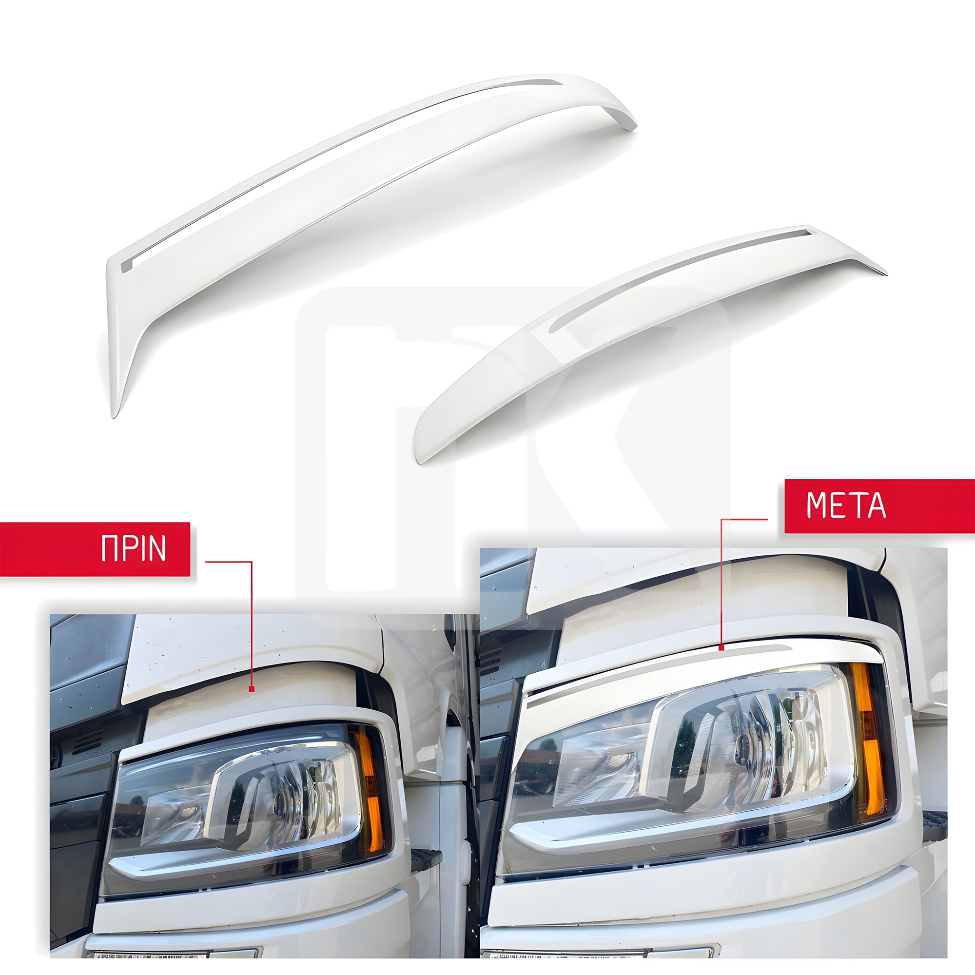 Decorative Headlight Eyebrows Scania S series FSC292