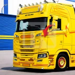 Μάγουλα πρόσθετα Scania S series εξωτερικά