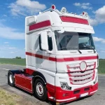 Πολυεστερικό πρόσθετο γείσου Actros MP4/5 Giga