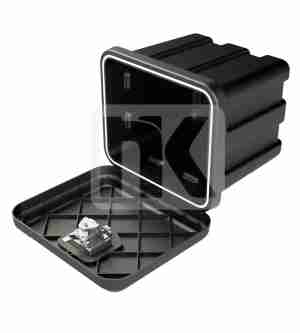 Toolbox 40x37x37cm made of thermoplastic material with integrated metal lock