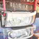 Scania R headlight eyebrows made of ABS plastic
