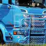 Scania R headlight eyebrows made of ABS plastic
