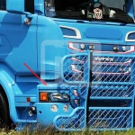 Scania R headlight eyebrows made of ABS plastic