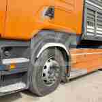 Scania R front Fender extension (spoilers) made of ABS plastic