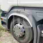 Scania R front Fender extension (spoilers) made of ABS plastic