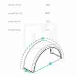 One-piece truck fender, dimensions 3950x680mm