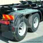 One-piece truck fender, dimensions 3950x680mm