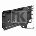 Windshield cover (RH) Volvo FH4 82835601