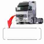 Πλαίσιο επάνω μάσκας Volvo FH1 8144524