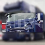 Πολυεστερικό παρμπρίζ Scania R με εύκολη τοποθέτηση
