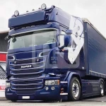 Πολυεστερικό παρμπρίζ Scania R με εύκολη τοποθέτηση