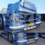 Πολυεστερικό σπόιλερ προφυλακτήρα Scania S Series