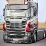 Πολυεστερικό σπόιλερ προφυλακτήρα Scania S Series