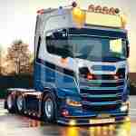 Πολυεστερικό σπόιλερ προφυλακτήρα Scania S Series