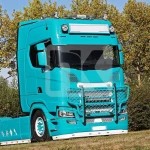 Scania S series polyester visor with easy installation