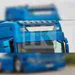 Scania S series polyester visor with easy installation