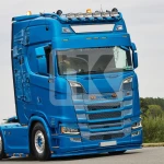Scania S series polyester visor with easy installation