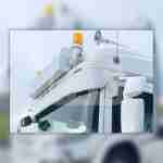 Scania S series polyester visor with easy installation