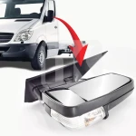 Mirror (LH) Mercedes Sprinter electric - heated 9068103093