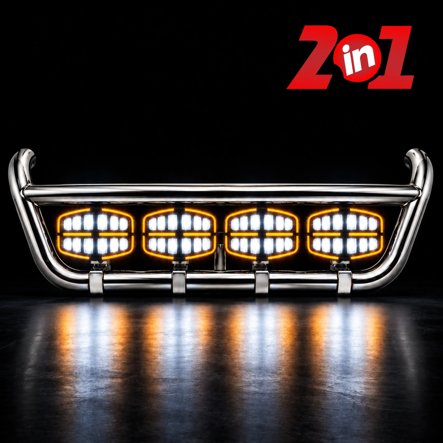Σετ Ανοξείδωτη Μπάρα Μάσκας & Προβολείς Oval FULL LED Black Edition Volvo FH4 Σετ Ανοξείδωτη Μπάρα Μάσκας & Προβολείς Oval FULL LED Black Edition Volvo FH4