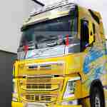Ανοξείδωτη μετώπη παρμπρίζ Volvo FH4 PRV235