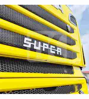 Ανοξείδωτο λογότυπο SUPER Scania PRSC193