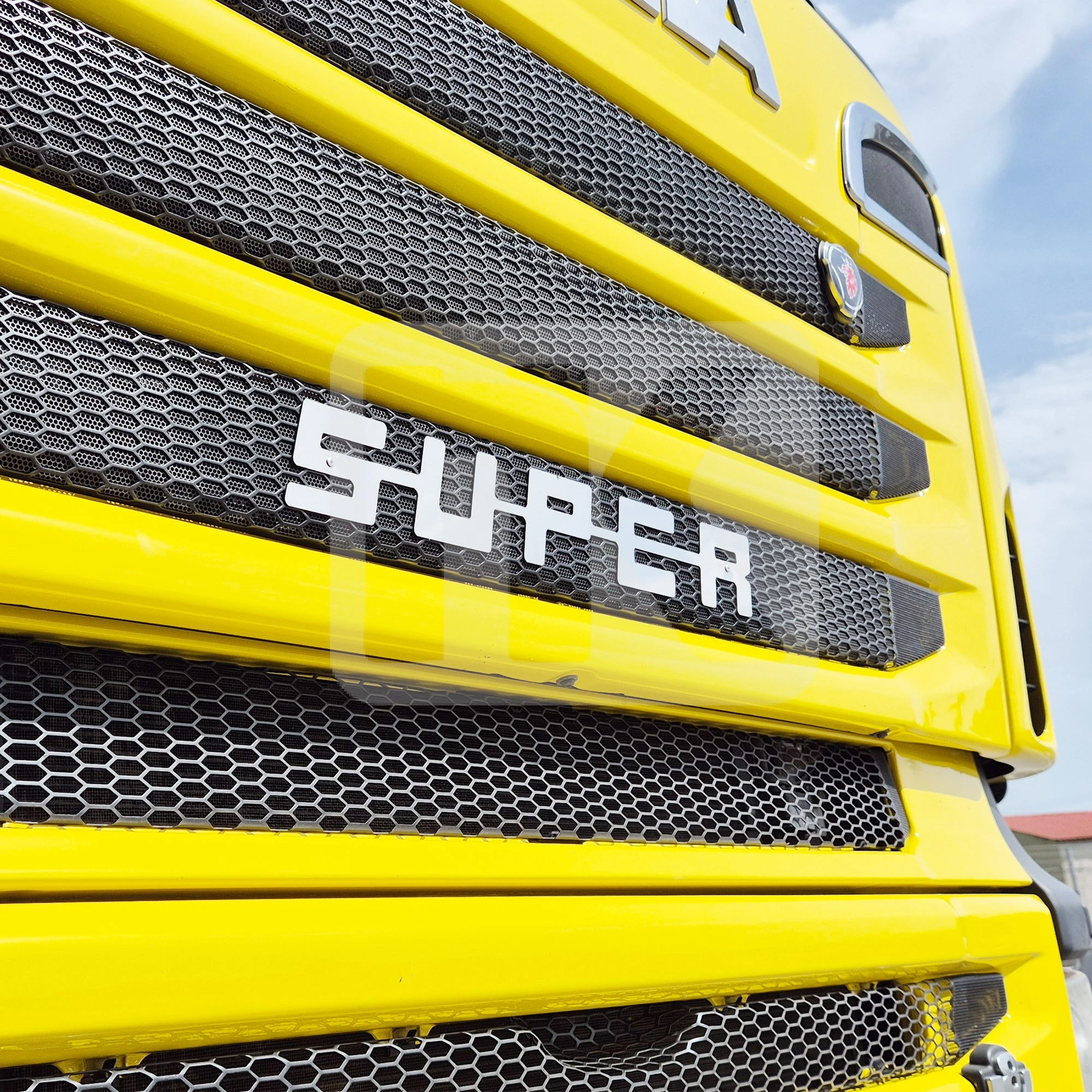 Ανοξείδωτο λογότυπο SUPER Scania PRSC193