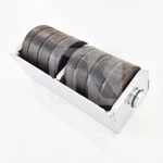 Double truck impact roller with base