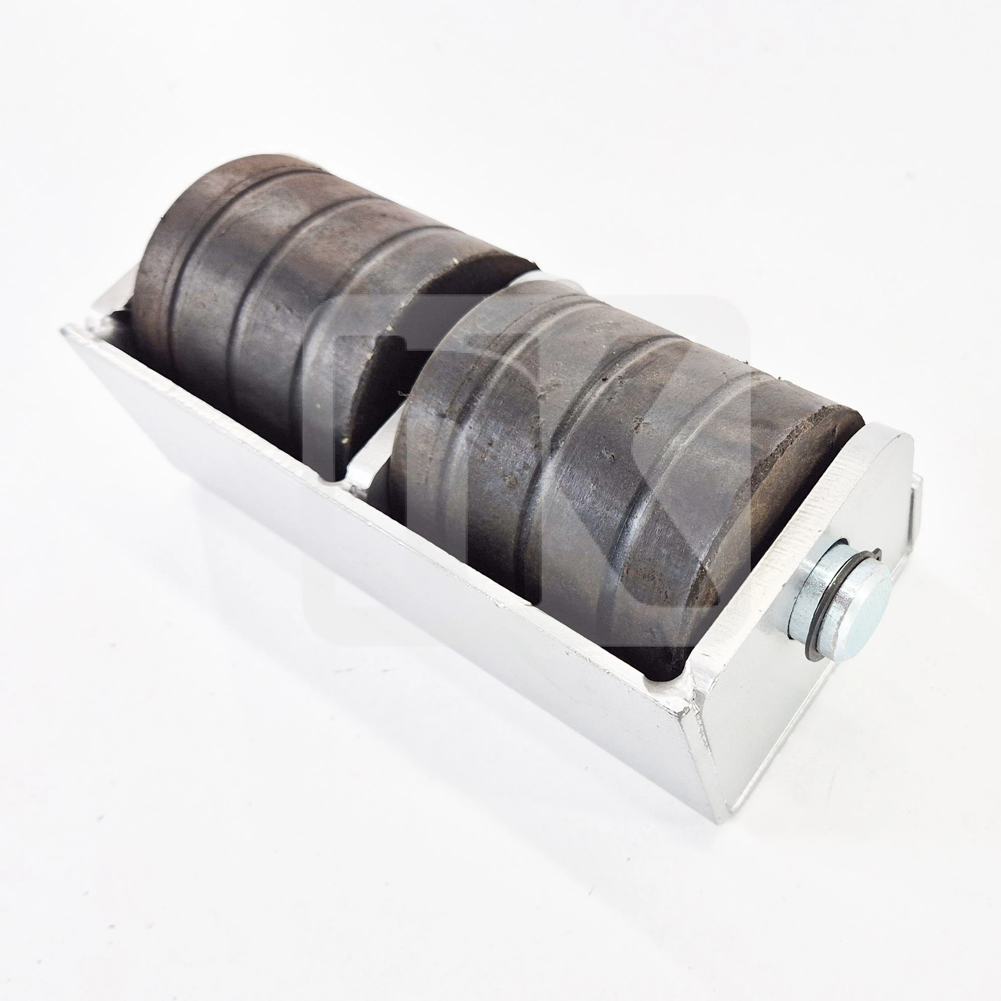 Double truck impact roller with base Double truck impact roller with base