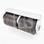 Double truck impact roller with base
