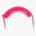 Red spiral hose