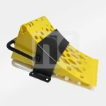Small wheel chock with base
